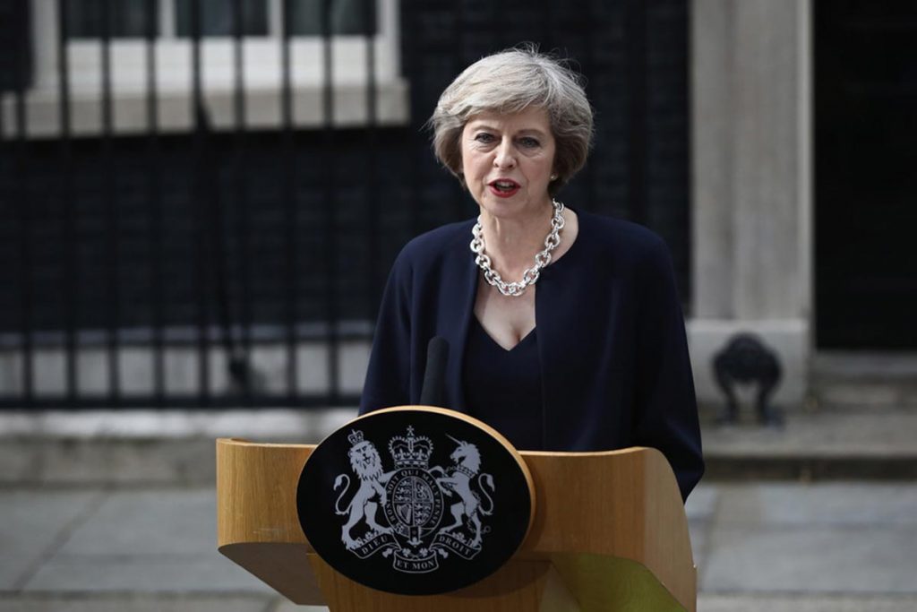 Theresa May, primer ministra de Reino Unido.// Foto: zimbio.com