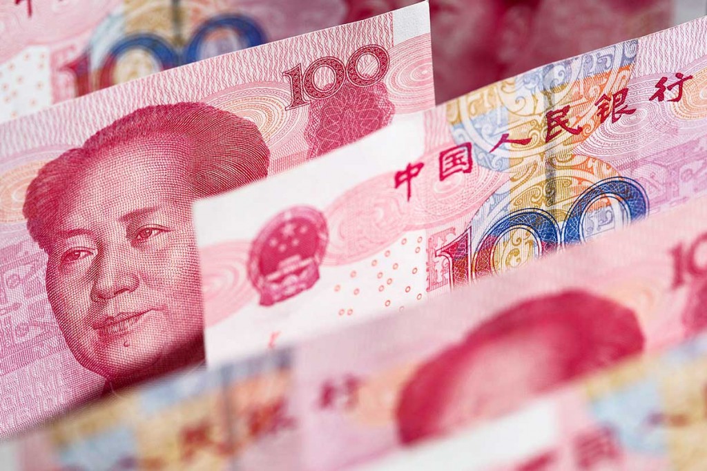 Reservas de divisas chinas, a la baja