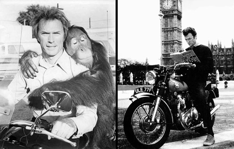 Clint Eastwood y su amor por las motocicletas