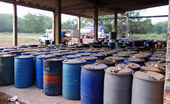 Militares aseguran unos mil litros de hidrocarburo en Tamaulipas