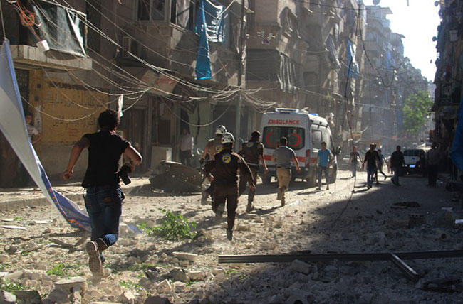 Denuncian ataque con gas cloro sobre rebeldes de ciudad siria de Alepo