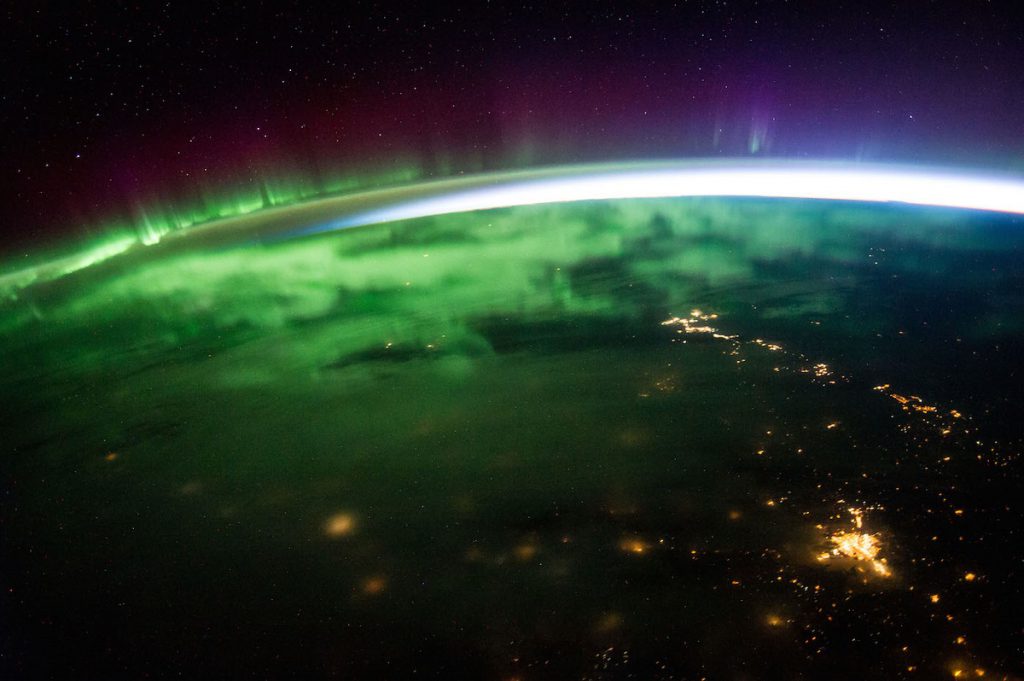 (video) Auroras boreales… desde el espacio