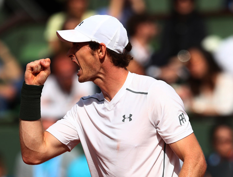 (video) Murray, sufrió pero sigue en el Roland Garros