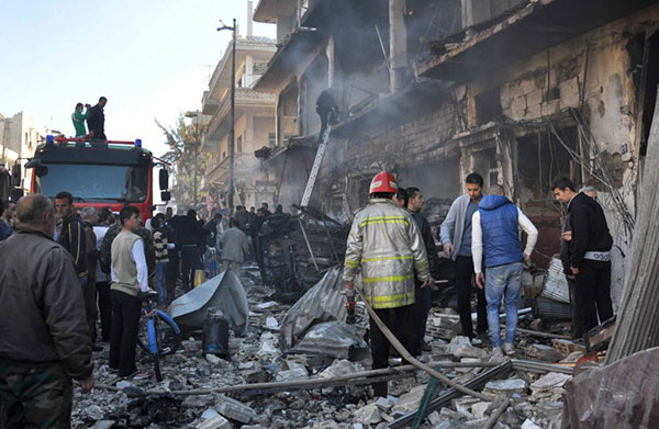 Rosario de ataques en cuatro ciudades sirias dejan 38 muertos