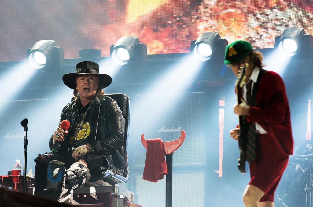 (video) Así fue el debut de Axl Rose con AC/DC