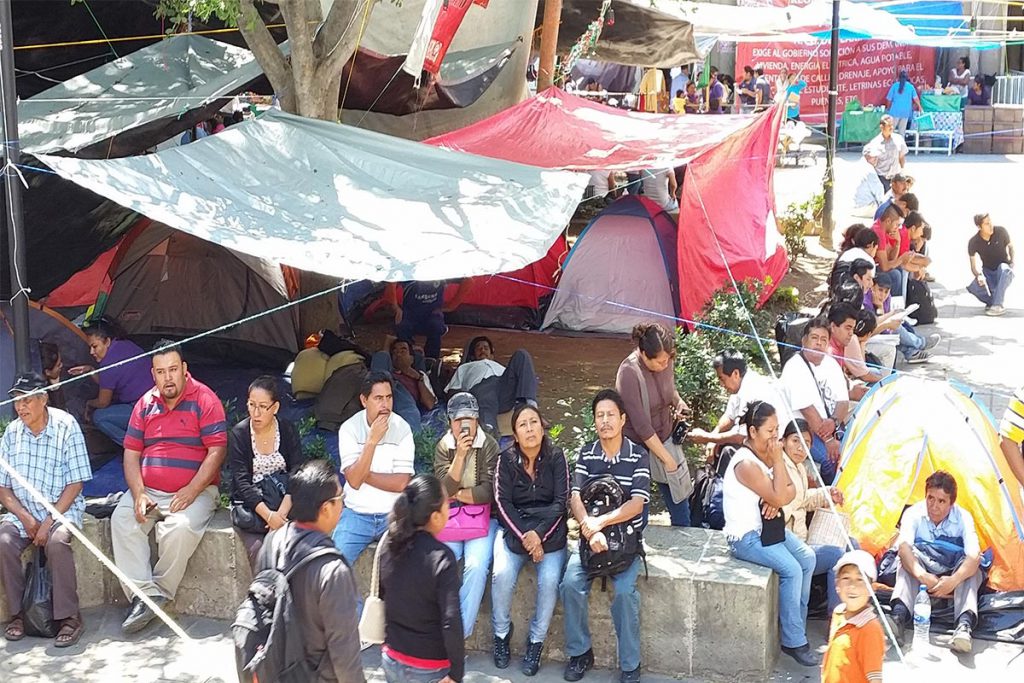 Comerciantes de Oaxaca, hartos de maestros paristas