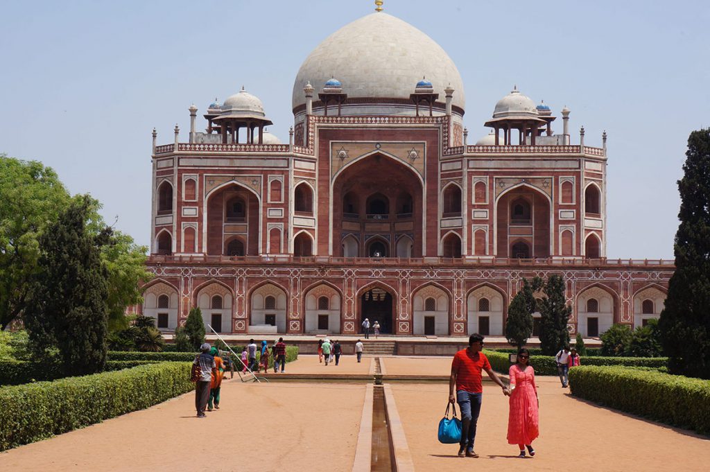 Mausoleo del emperador  Humayun inspiración para el Taj Mahal