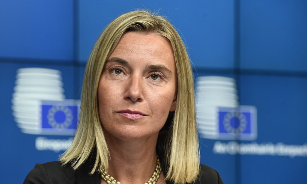 Gil Zuarth recibirá a Federica Mogherini de la UE