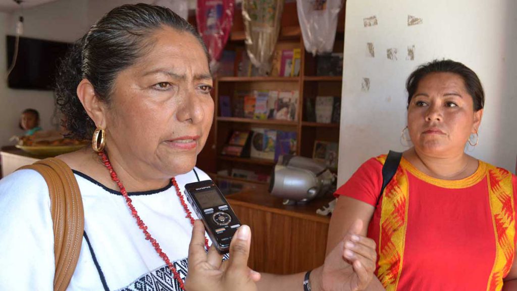 Agresión a Gloria Sánchez en Oaxaca, candidata de la Coalición