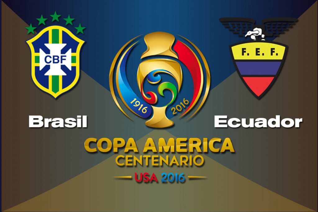 Copa América Centenario 2016: Ecuador juega con sus opciones ante una «diezmada» Brasil