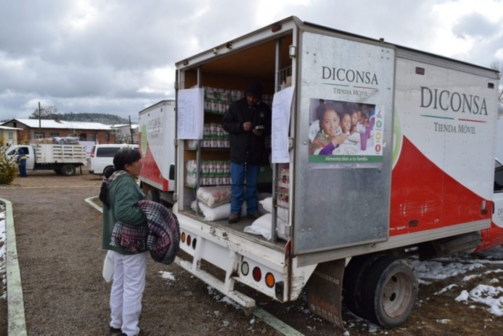 Comunidades en contingencia recibirán ayuda de Diconsa