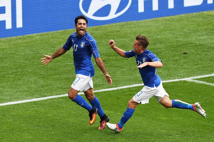 Eurocopa 2016: Italia apretado triunfo de 1-0 ante Suecia