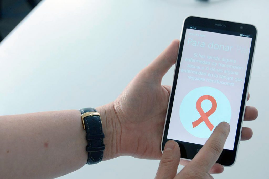 «Eres mi tipo», app para donar sangre