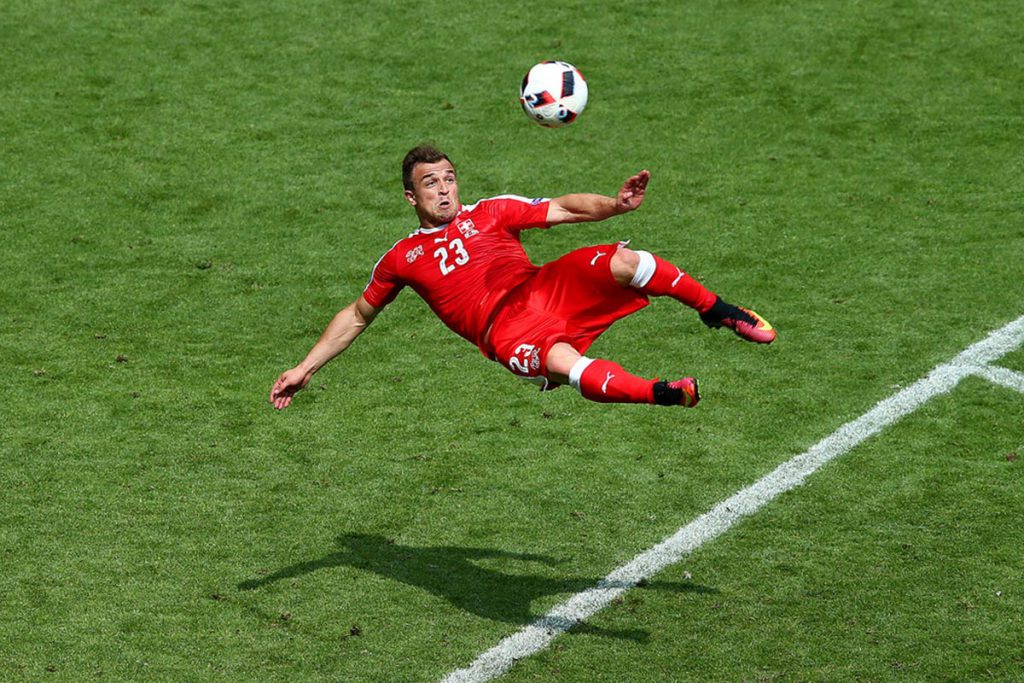 (video) Euro 2016: «chilena» de Shaqiri se hace viral