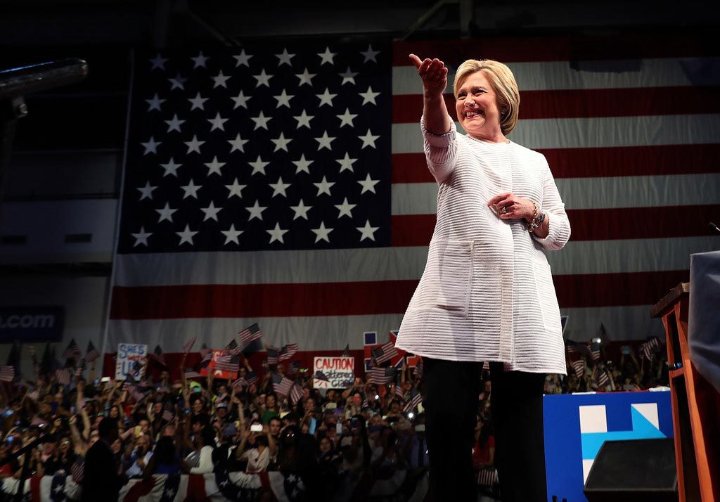 (video) Clinton inicia camino a la Casa Blanca