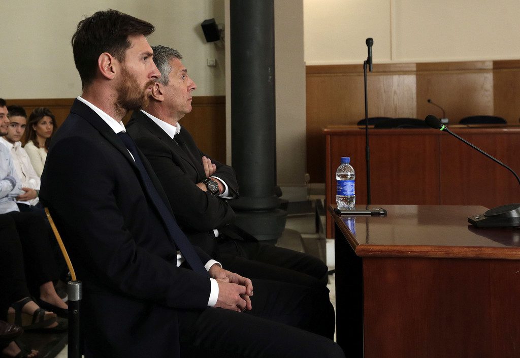 (video) Messi y su padre, condenados a prisión