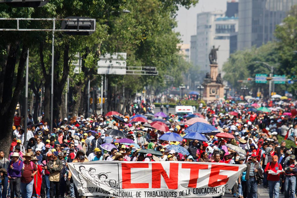 ¿Acabarán las marchas de la CNTE en la CDMX?