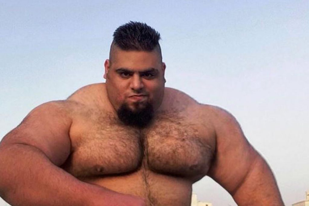El ‘Hulk iraní’ la sensación del momento