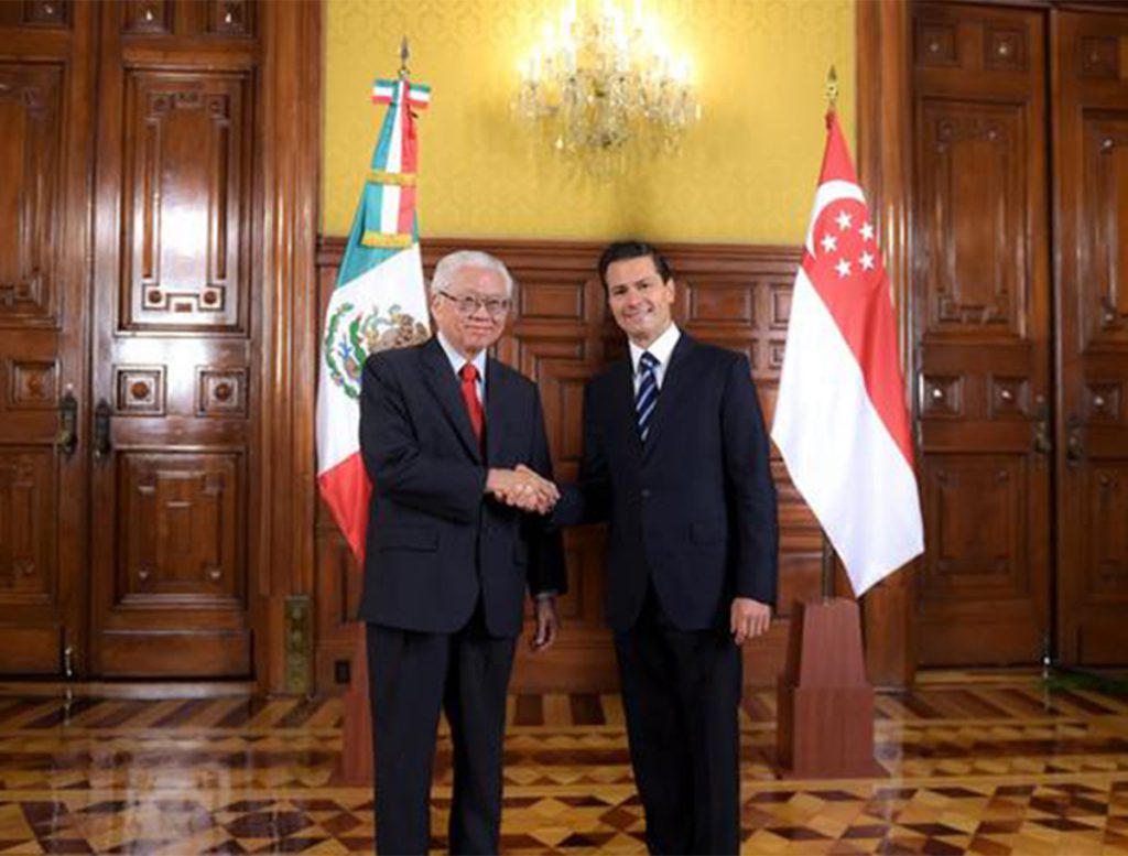 México-Singapur con temas de cooperación bilateral
