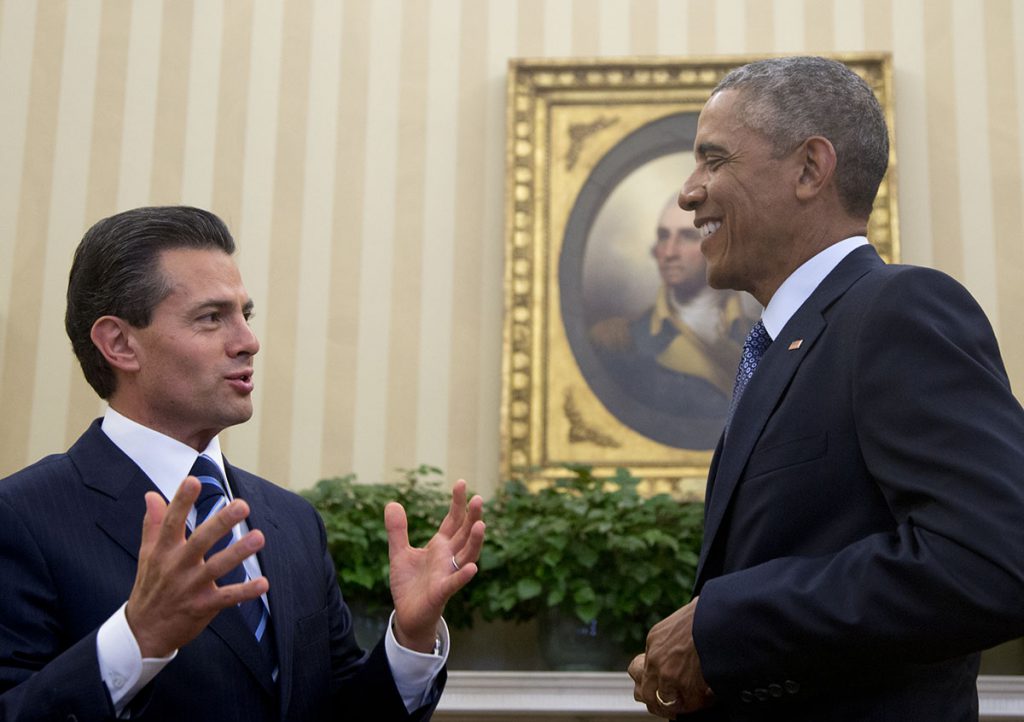Obama y Peña Nieto reconocen avances de la relación EUA-México