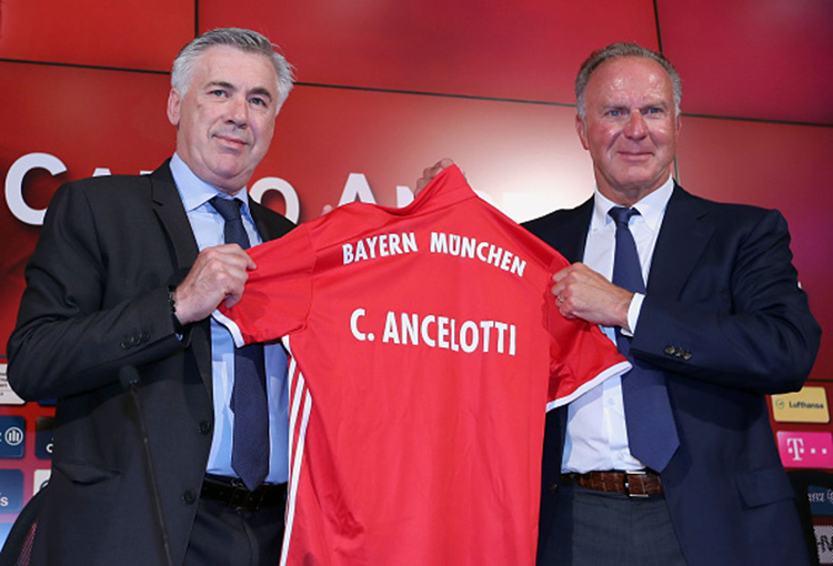 Ancelotti tomó ya el mando del Bayern Múnich