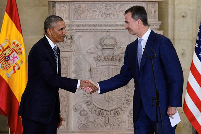 barack obama, felipe vi