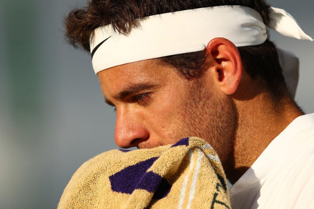 Wimbledon: cansancio doblega a Del Potro