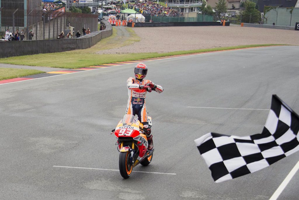 (video) Marc Márquez  se lleva el MotoGP de Alemania