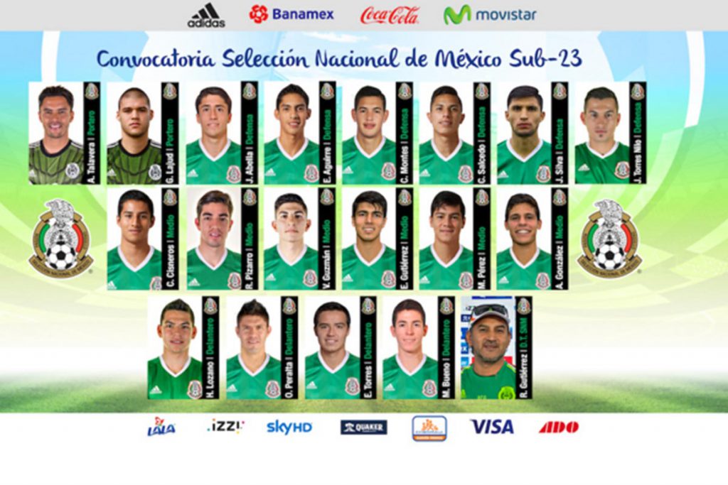 ¡Listo el Tri que participará en Río 2016!