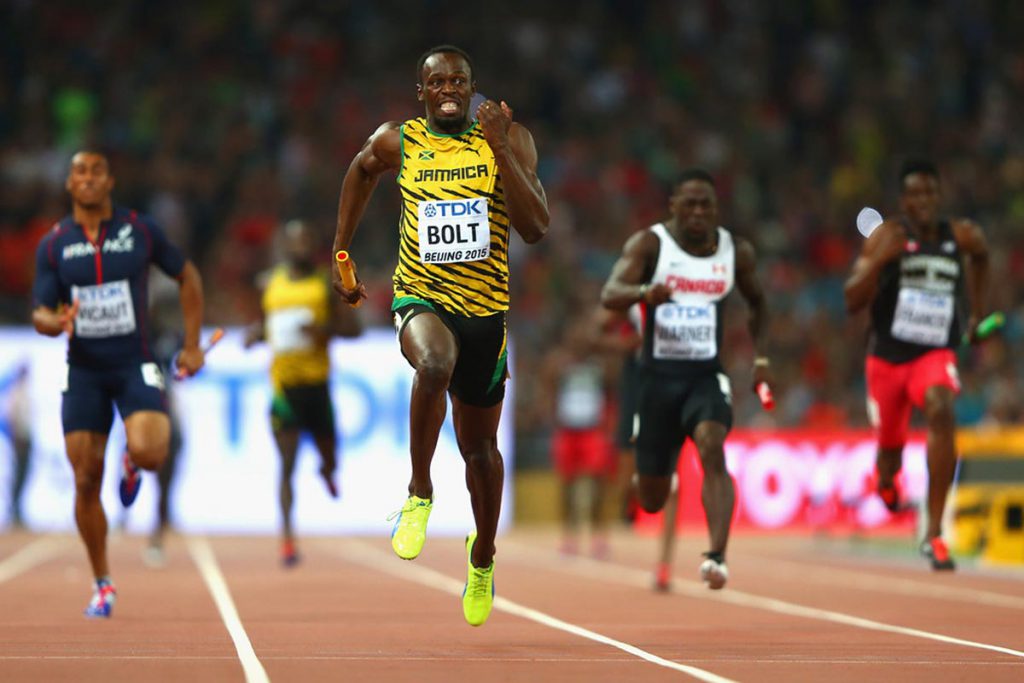 (video) Bolt encabeza equipo olímpico de Jamaica