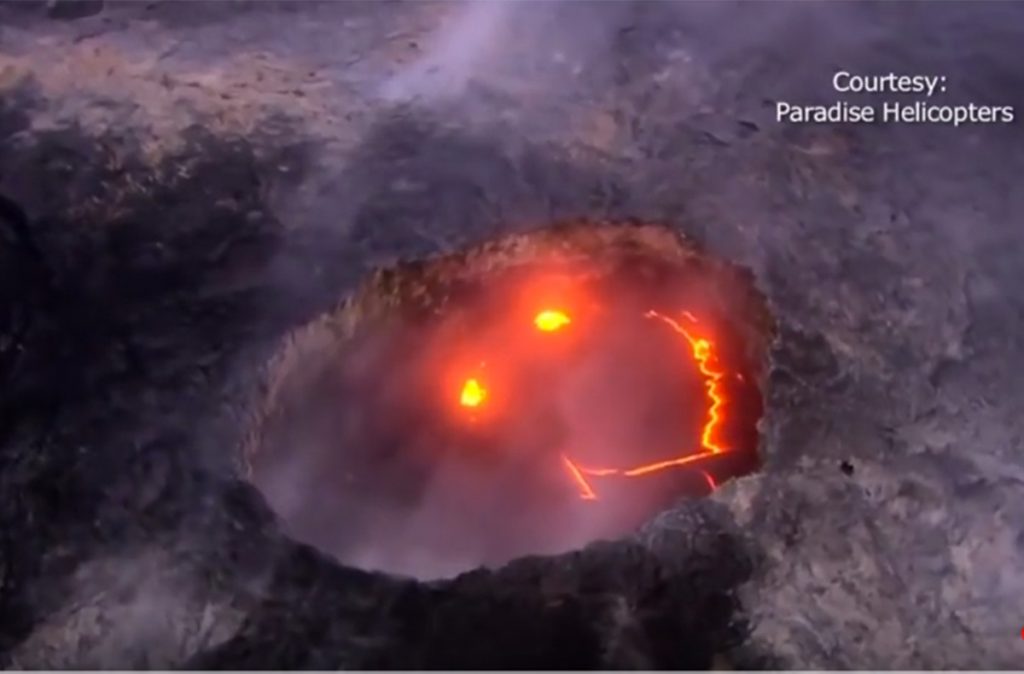 (Video) El volcán sonriente de Hawaii