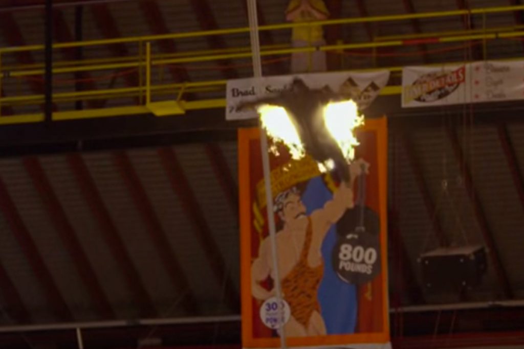 (Video) La “flecha de fuego humana”