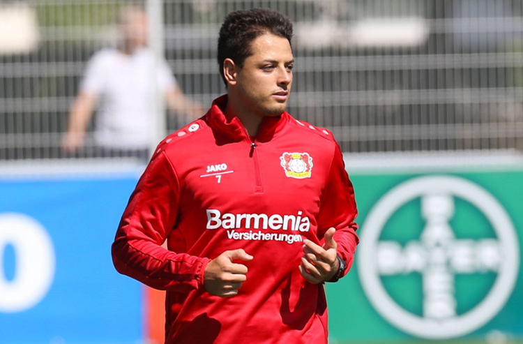 Chicharito Hernández se integra al Leverkusen