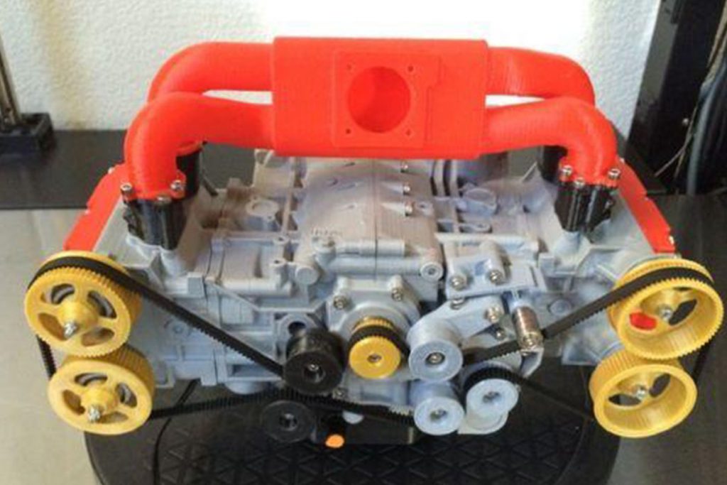 (video) Este motor de auto fue hecho en una impresora 3D y es funcional