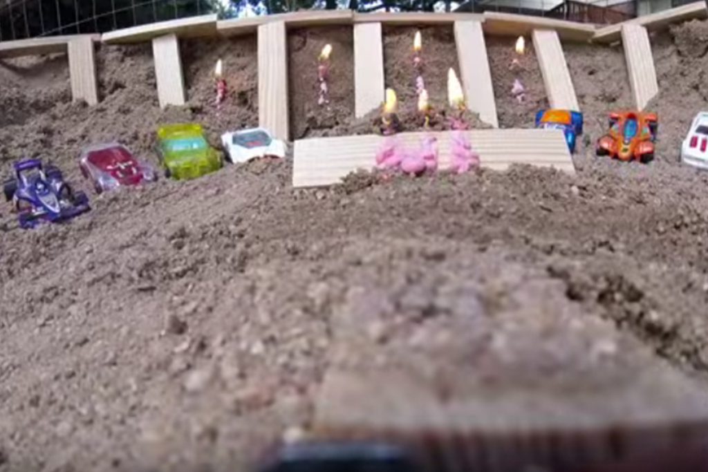 (video) Viaje de un ‘Hot Wheels’, captado con una GoPro