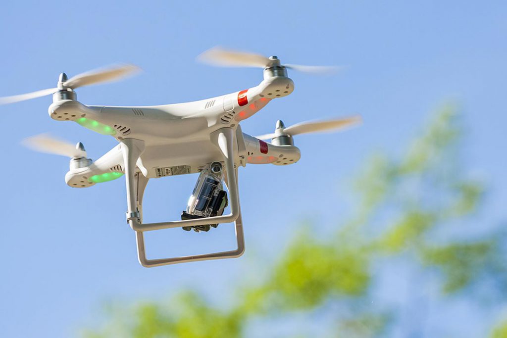 Drones para atrapar contaminantes