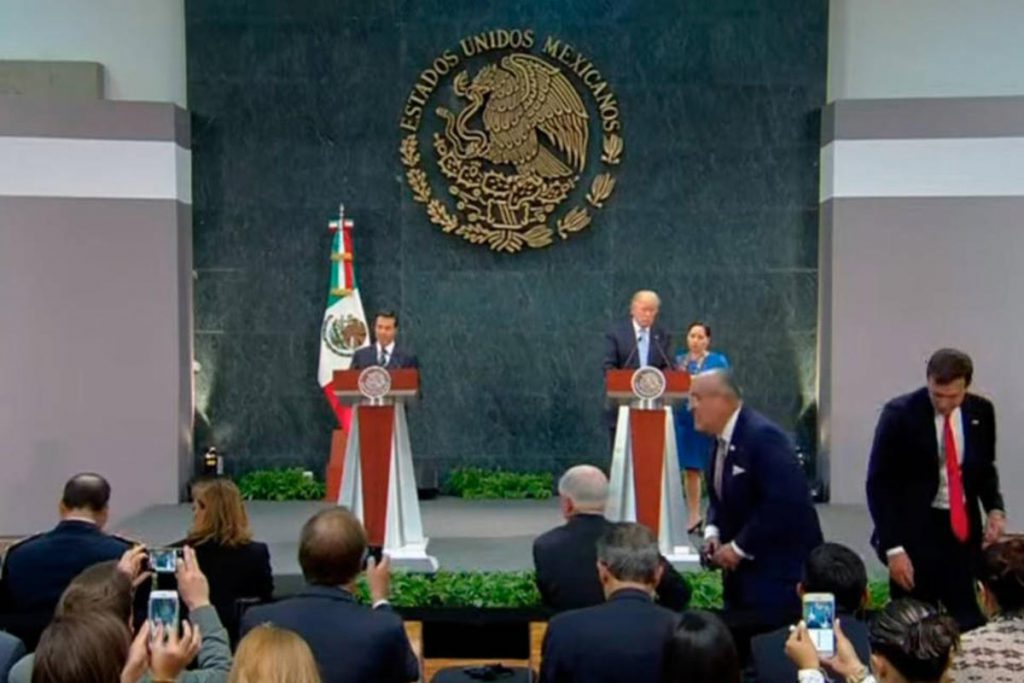 «México no pagará por el muro»: Peña Nieto