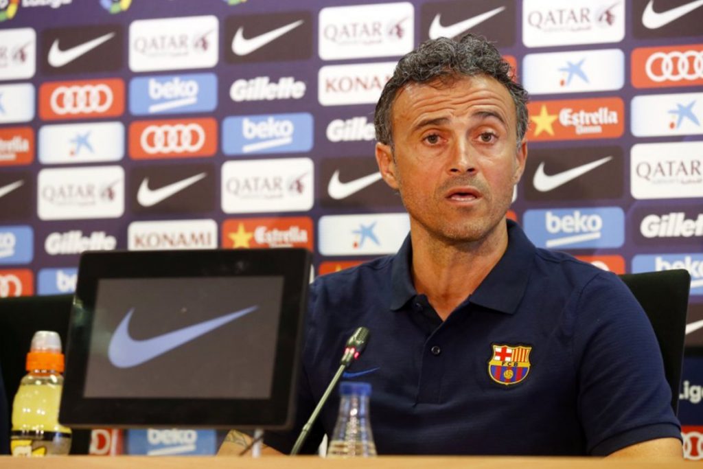 Luis Enrique admite que Barcelona es favorito para campeón en España