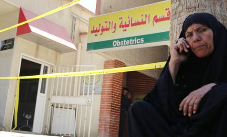 Mueren 11 recién nacidos al incendiarse una maternidad en Bagdad