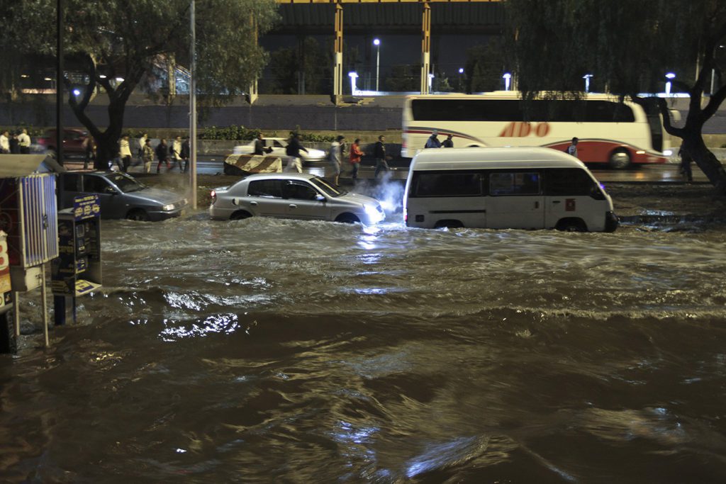 Las inundaciones amenazan a la CDMX