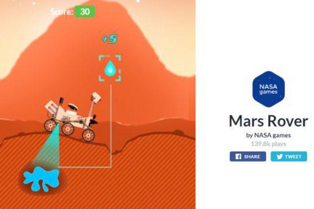 (video) La NASA lanzó un juego por los 4 años del Curiosity en Marte