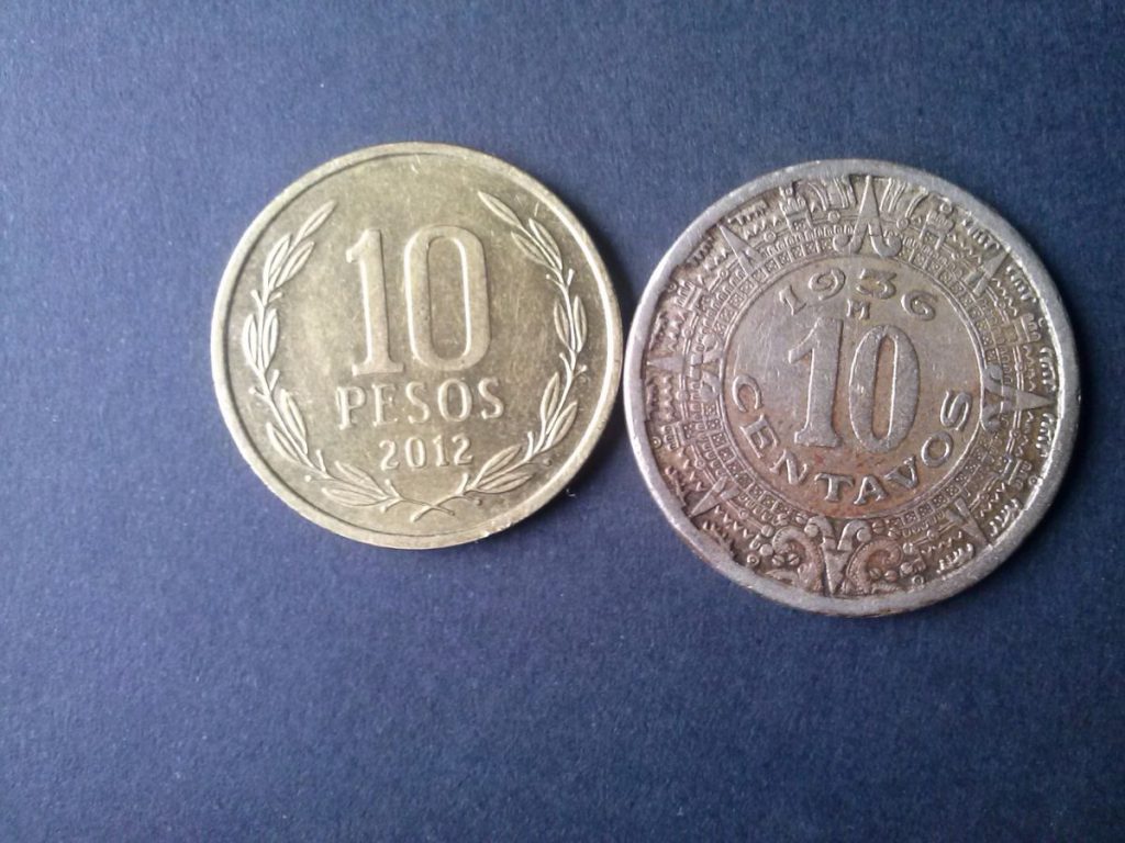 Una moneda de 10 centavos cuesta 14.52 centavos