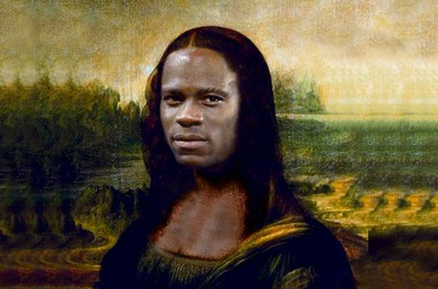 Balotelli estilo Mona Lisa