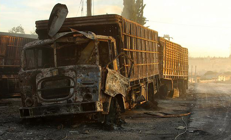 (video) Ataque a convoy en Siria puede ser crimen de guerra: ONU