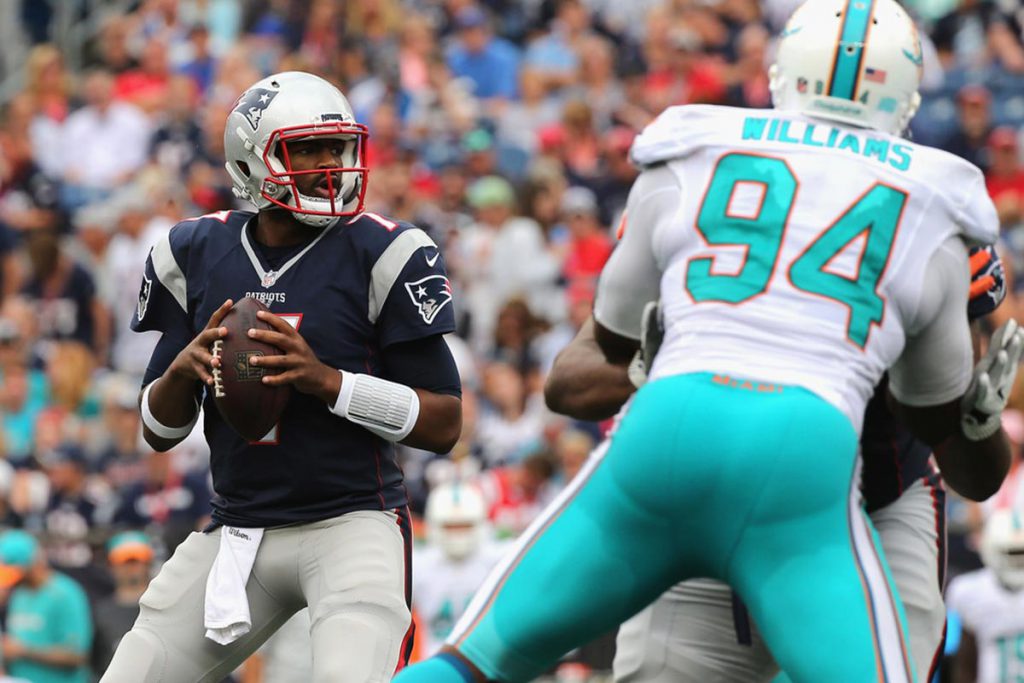 NFL: Jacoby Brissett y su histórica noche