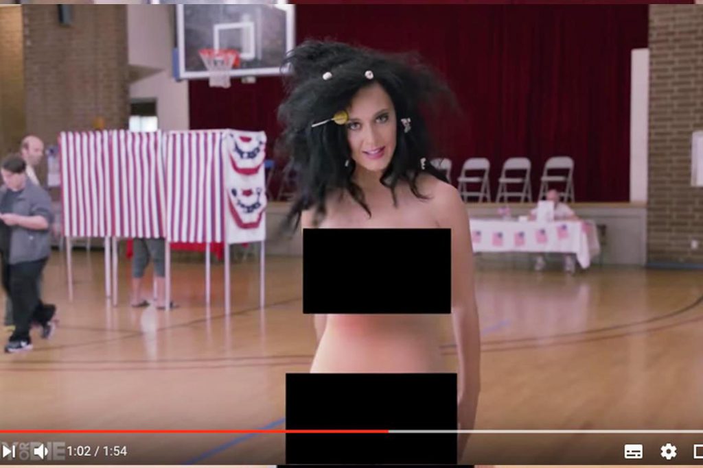 (video) Katy Perry… desnuda para que voten