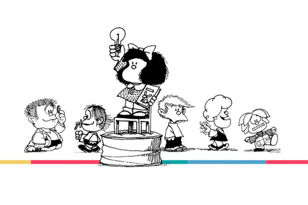 (video) Mafalda será editada en braille
