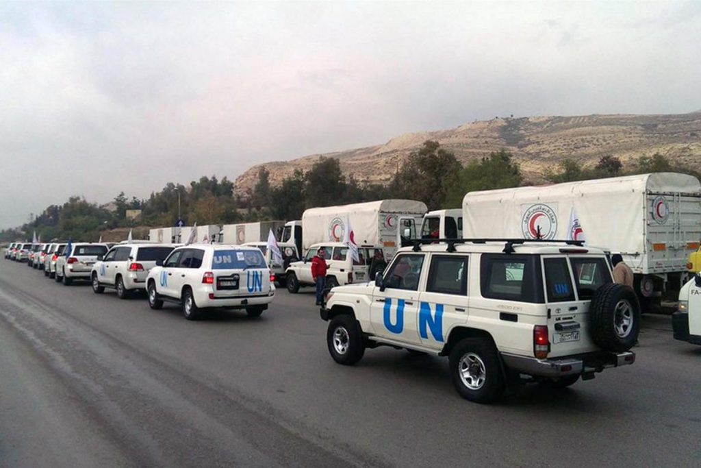 ONU reanuda entrega de ayuda en Siria