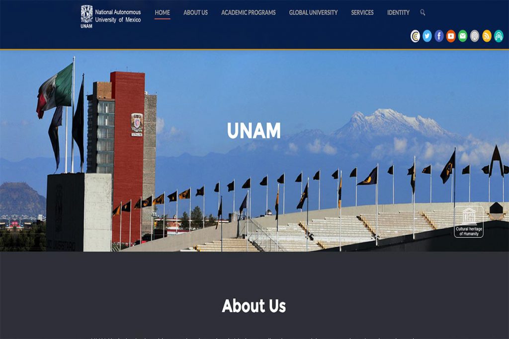 Unam.mx, con versión en inglés