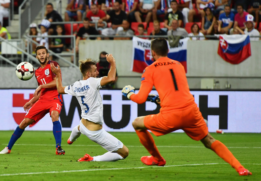 Eliminatorias: En tiempo de compensación Inglaterra, 1-0 ante Eslovaquia